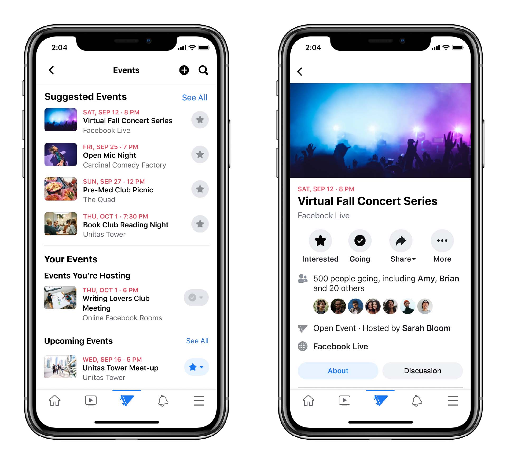 Facebook Campus Events